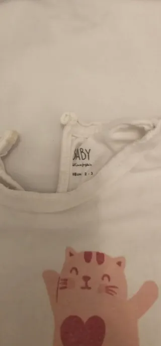 Lote 5 Camisetas Manga Larga Niña talla 24- 36