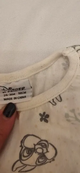 Lote 5 Camisetas Manga Larga Niña talla 24- 36