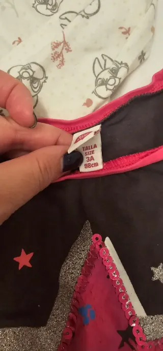 Lote 5 Camisetas Manga Larga Niña talla 24- 36