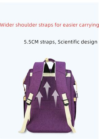 Mochila Pañalera Multifuncional con Moises