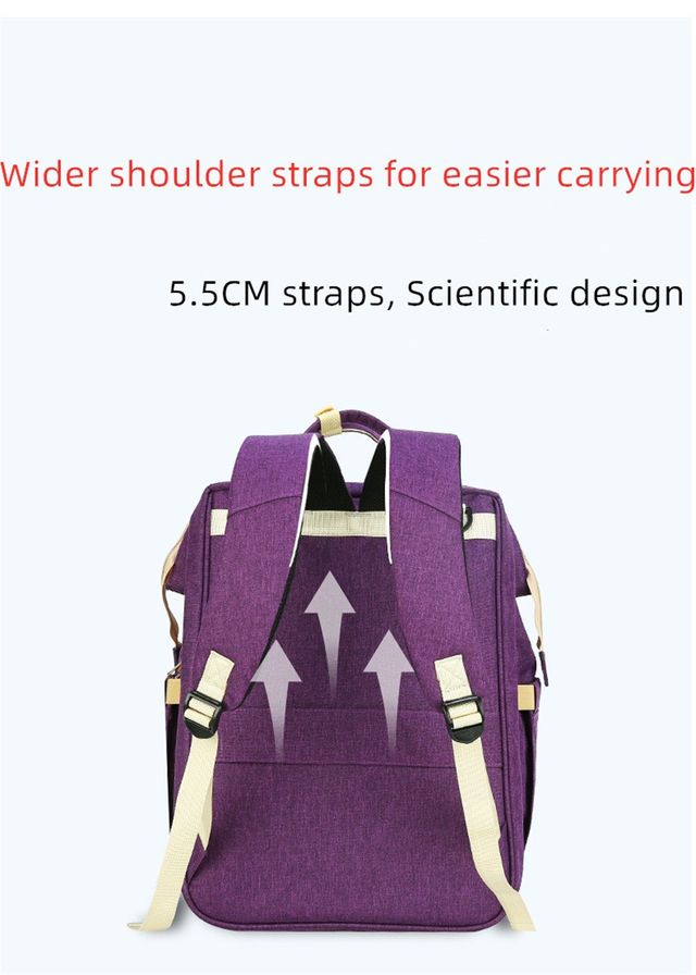 Mochila Pañalera Multifuncional con Moises