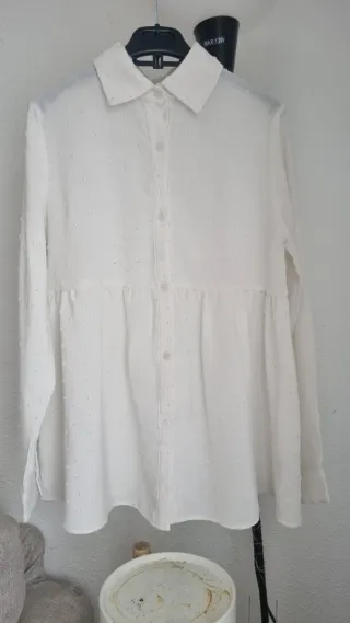 Camisa premamá blanca