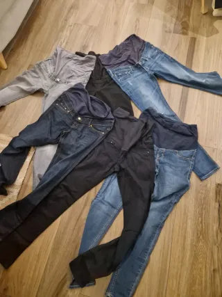 Pantalones premamá vaqueros T40