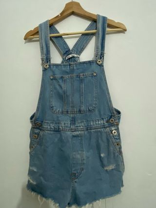 Mono corto de mezclilla azul