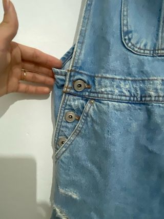 Mono corto de mezclilla azul