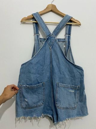 Mono corto de mezclilla azul