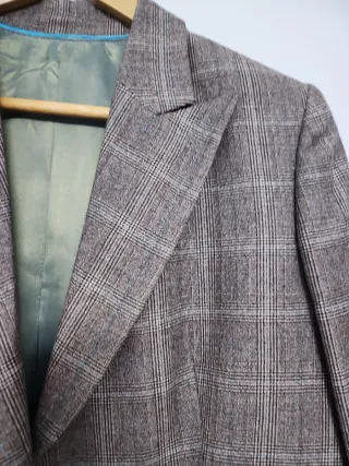 Traje de cuadros chaqueta y pantalón