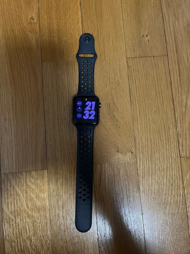 Apple Watch Negro con Correa negra