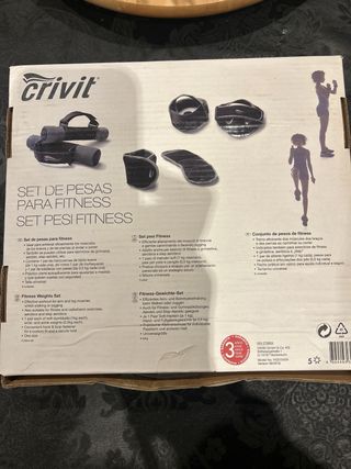 Set de pesas Crivit para fitness