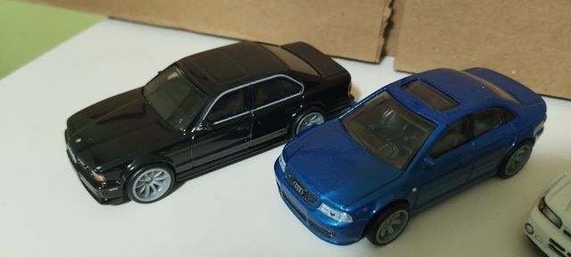 Lote 5 Coches Hot Wheels BMW M5, Audi S4...