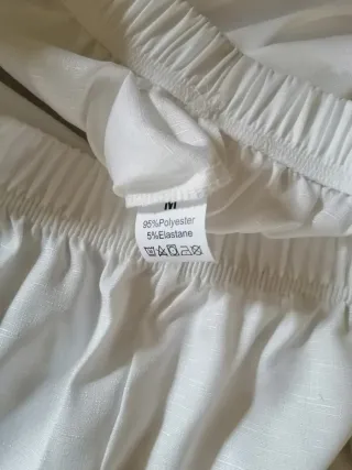 Conjunto Verano Blanco y Dorado