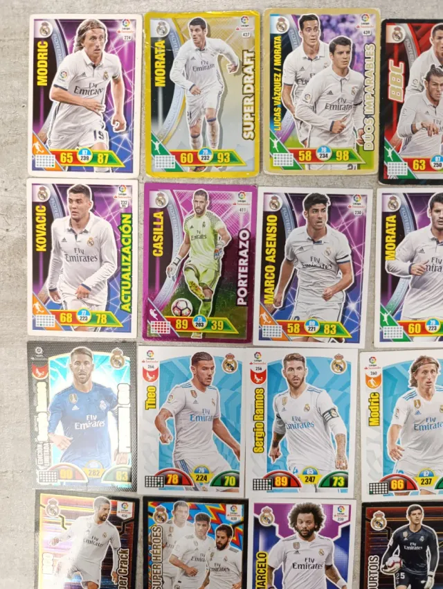 Lote cromos Real Madrid