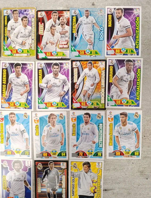 Lote cromos Real Madrid