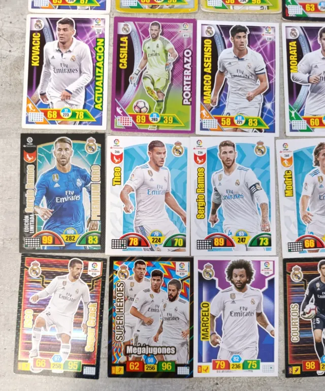 Lote cromos Real Madrid