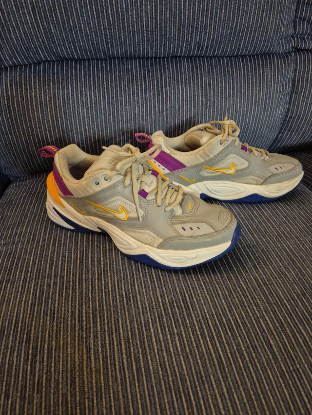 Zapatillas Nike grises y azules