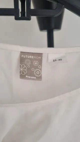 Blusa premamá blanca talla única