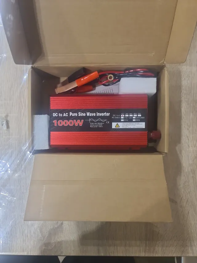 Inversor Corriente 12V/220V 1000W