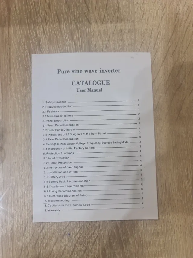 Inversor Corriente 12V/220V 1000W