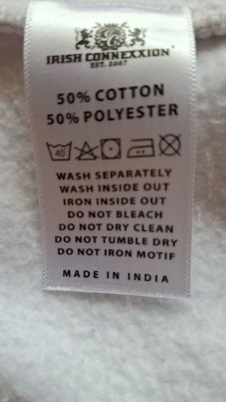 Sudadera Capucha Dublin Ireland Gris Talla XS