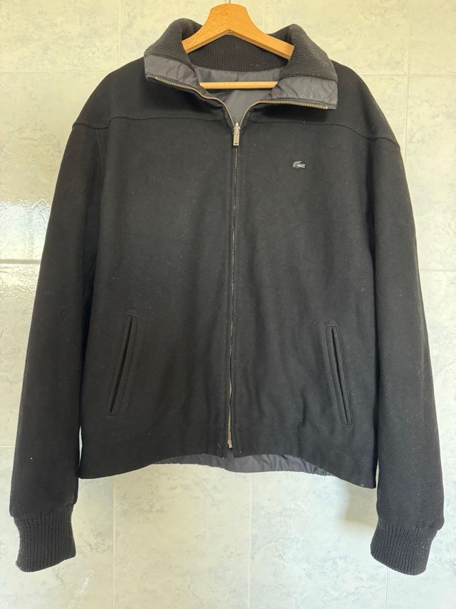 Giubbotto Lacoste reversibile nero taglia M