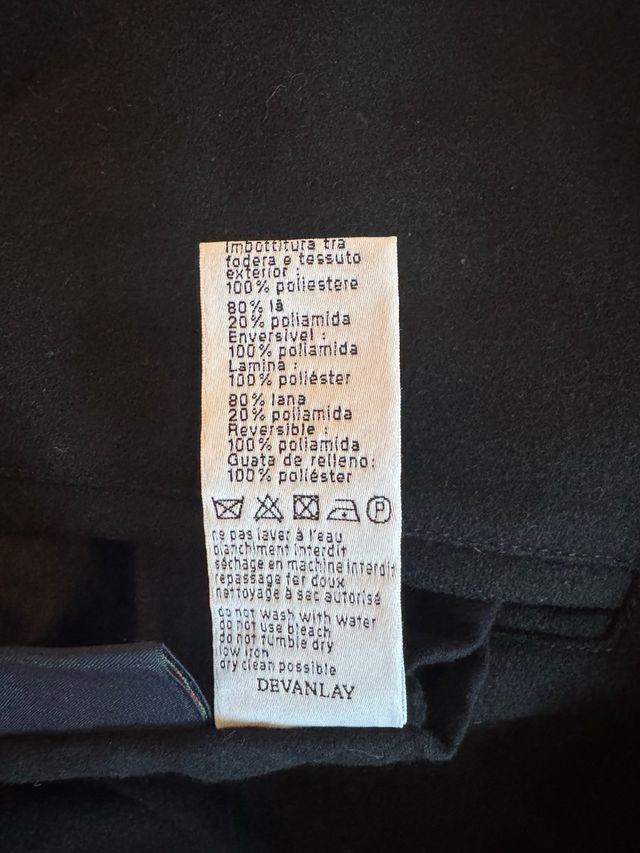 Giubbotto Lacoste reversibile nero taglia M