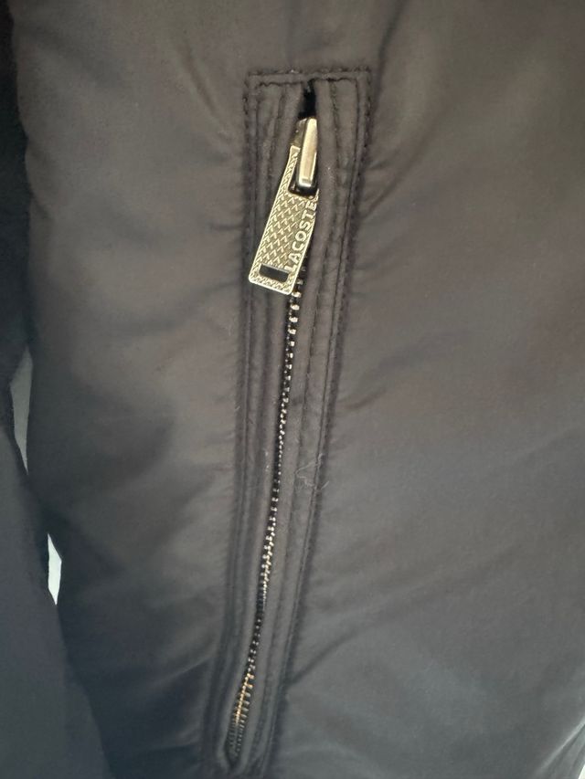 Giubbotto Lacoste reversibile nero taglia M