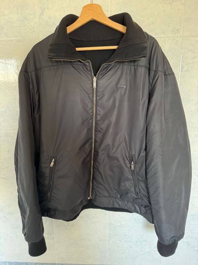 Giubbotto Lacoste reversibile nero taglia M