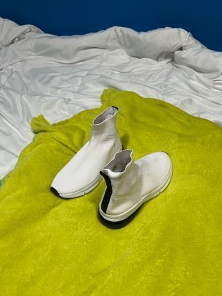 Botines blancos para hombre