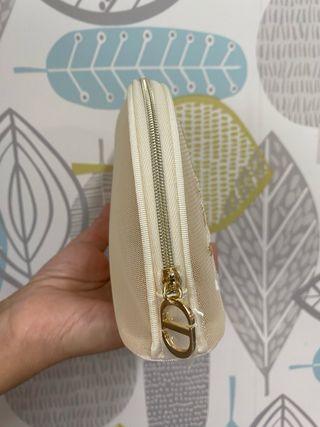 Pochette Beige Christian Dior Mariposas y Flores