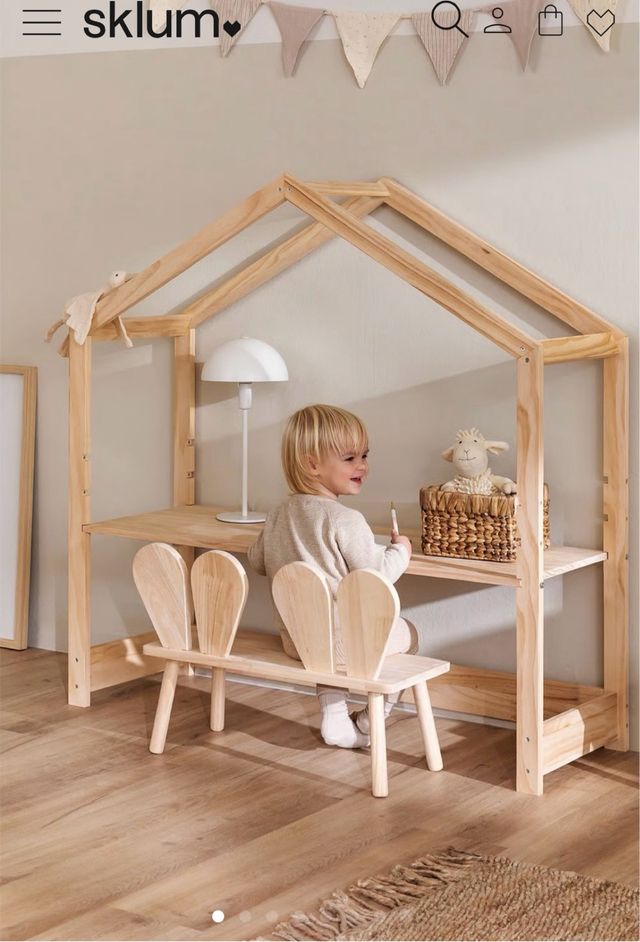 Mesa infantil madera SKLUM