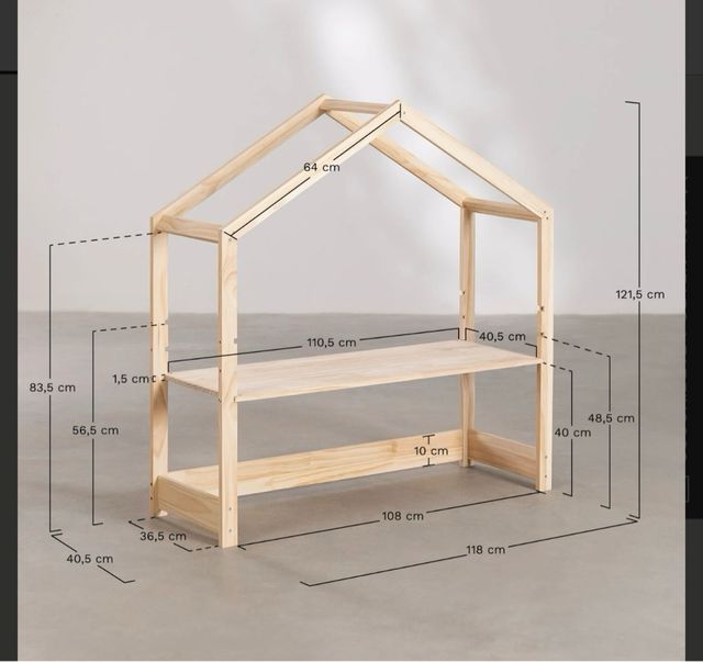 Mesa infantil madera SKLUM