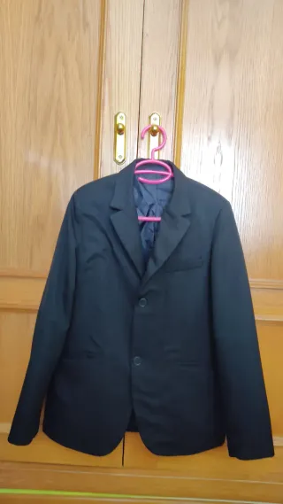 Americana niño 12-13 años azul marino