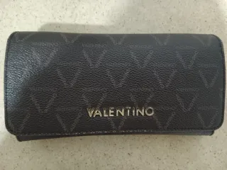 Cartera Valentino Marrón y Dorado