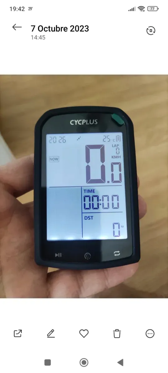Ciclocomputador GPS CYCPLUS M1 + Sensores CYCPLUS