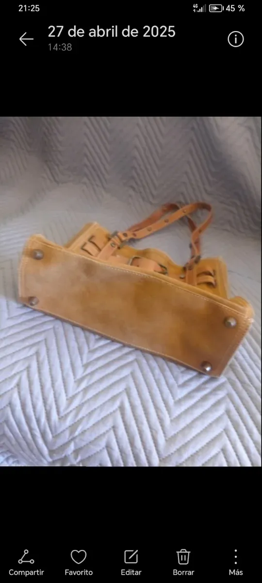 Borsa Dolce & Gabbana in pelle marrone e dorata