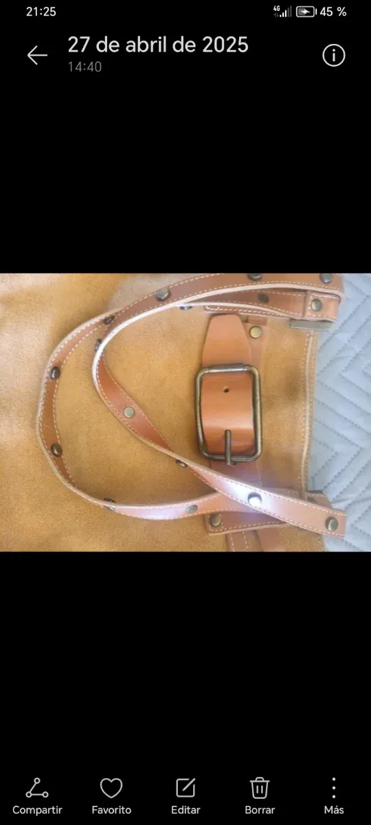 Borsa Dolce & Gabbana in pelle marrone e dorata