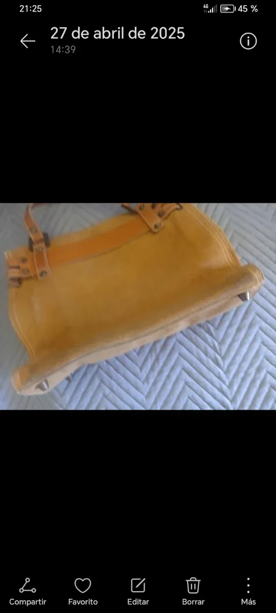 Borsa Dolce & Gabbana in pelle marrone e dorata