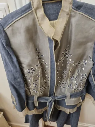 Traje chaqueta vaquero. T 50