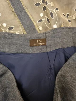 Traje chaqueta vaquero. T 50