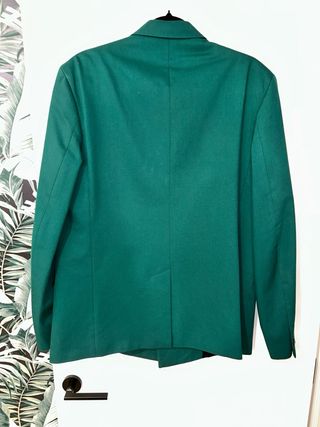 Traje Cruzado Zara Verde
