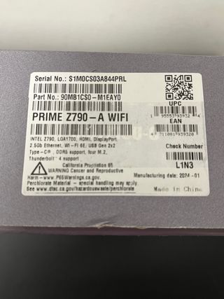 Placa Base ASUS PRIME Z790-A WIFI 6E