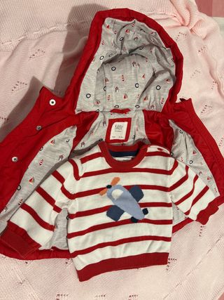 Conjunto abrigo y jersey Baby El Corte Inglés 6-9m