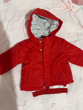 Conjunto abrigo y jersey Baby El Corte Inglés 6-9m