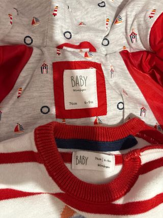 Conjunto abrigo y jersey Baby El Corte Inglés 6-9m