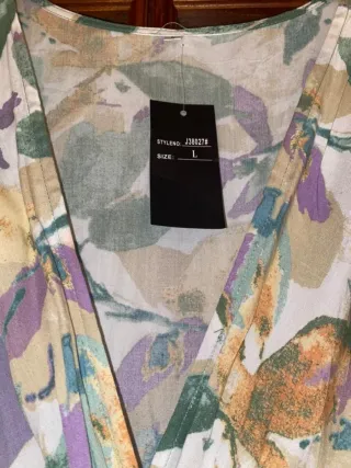 Vestido estampado floral