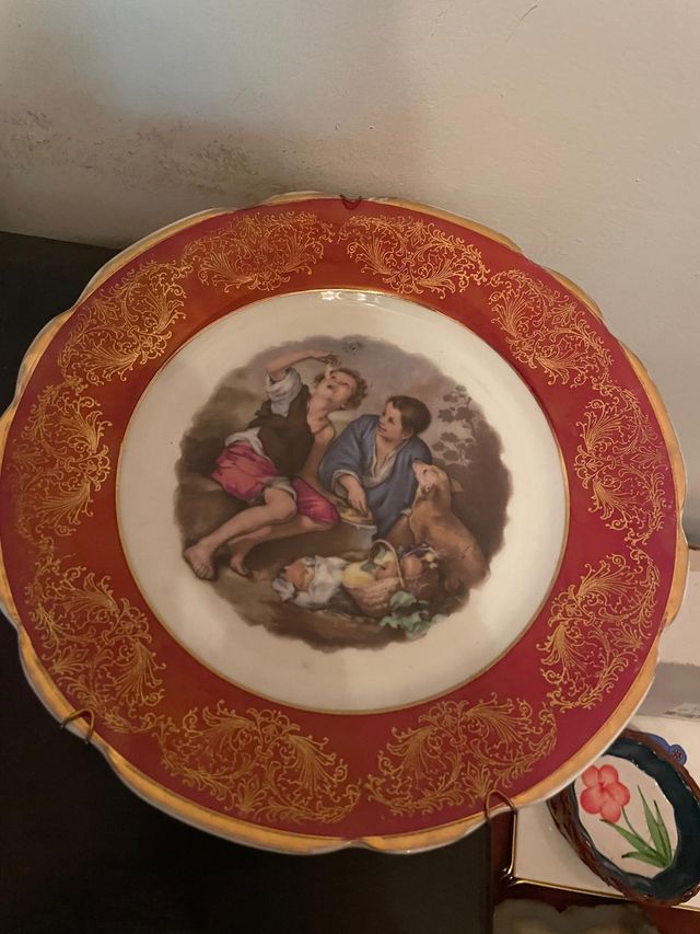 Lote de cerámica antigua y piezas decorativas