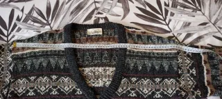 Cardigan Colorado Lana Alpaca Vintage XL