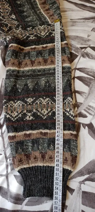 Cardigan Colorado Lana Alpaca Vintage XL