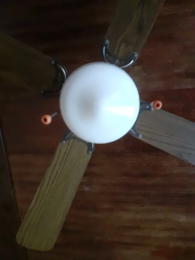 Ventilador de techo madera y metal