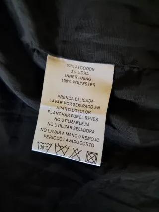 Gabardina Almatrichi Mujer Negra